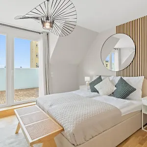 Stylish - 3 Min To U1 Kagraner Platz Apartament